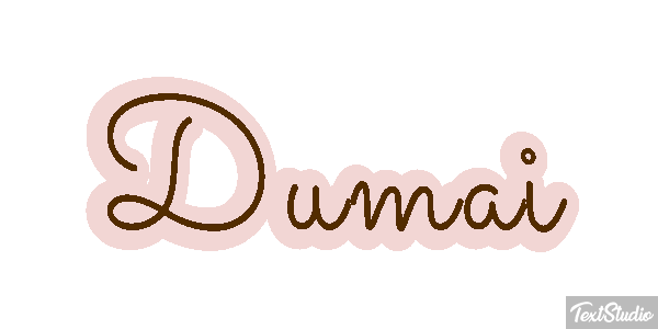 Dumai テキスト効果