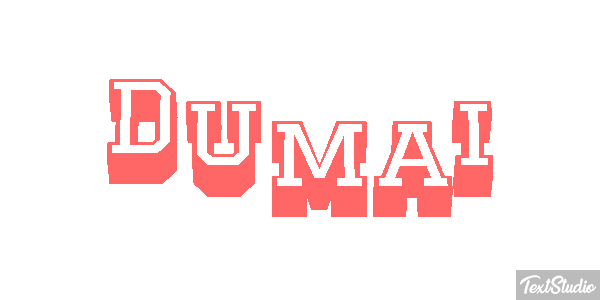 Dumai テキスト効果