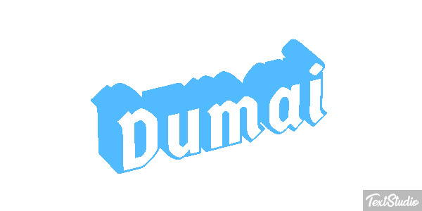 Dumai テキスト効果
