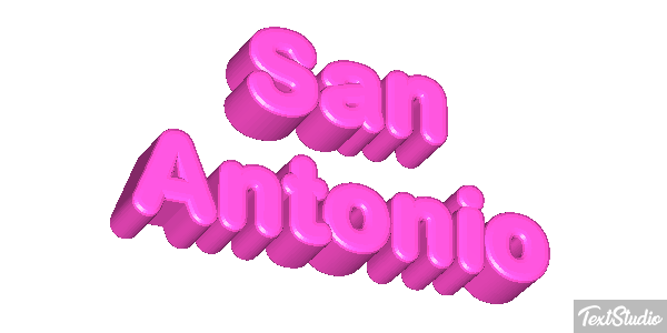 San Antonio Effetto testo