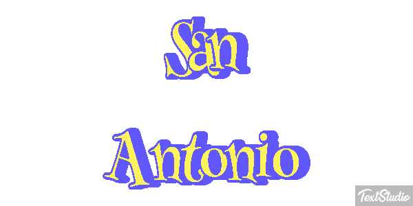 San Antonio Effetto testo