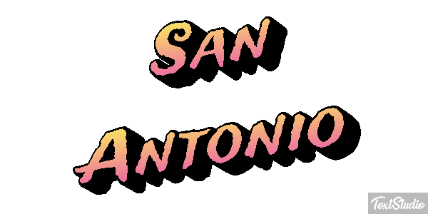 San Antonio Effetto testo