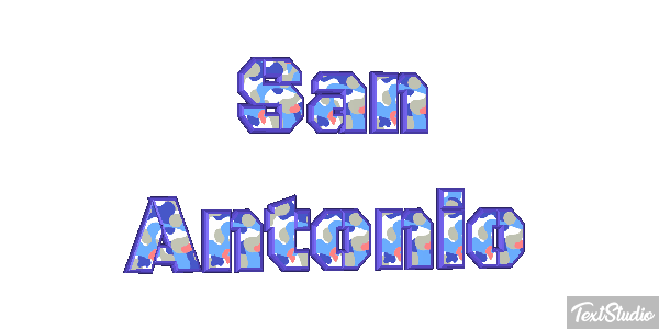 San Antonio Effetto testo