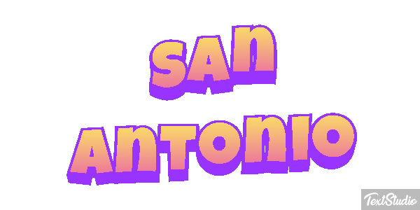 San Antonio Effetto testo