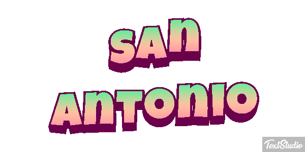 San Antonio Effetto testo