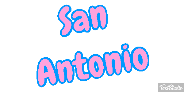 San Antonio Effetto testo