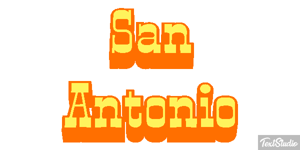 San Antonio Effetto testo