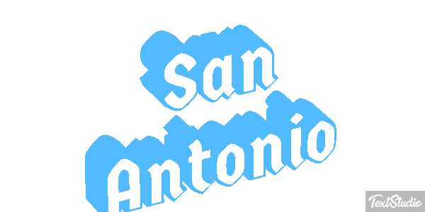 San Antonio Effetto testo
