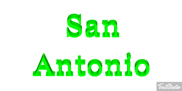 San Antonio Effetto testo