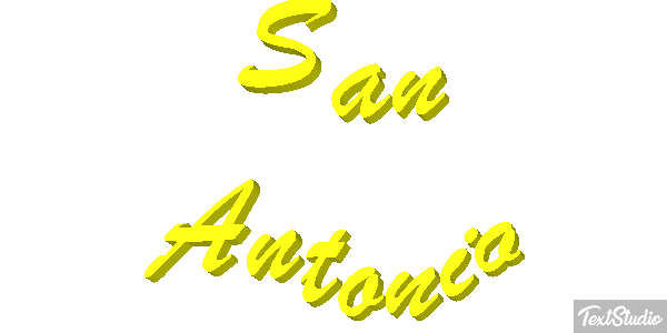 San Antonio Effetto testo