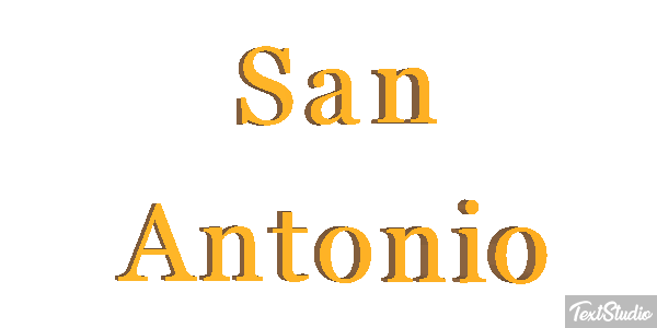 San Antonio Effetto testo