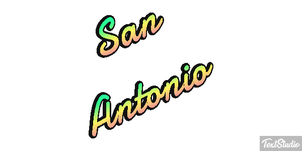 San Antonio Effetto testo