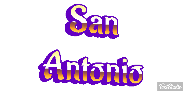 San Antonio Effetto testo