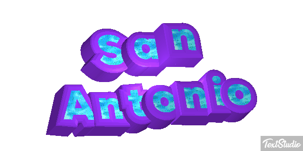 San Antonio Effetto testo