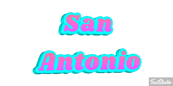 San Antonio Effetto testo