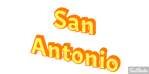 San Antonio Effetto testo
