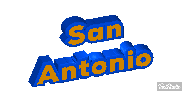San Antonio Effetto testo