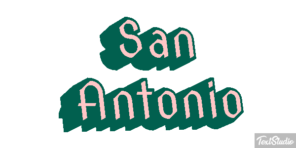 San Antonio Effetto testo
