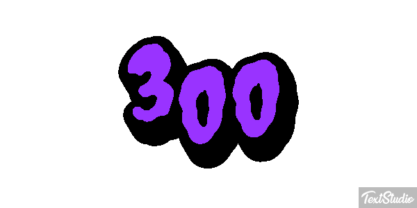 300 テキスト効果