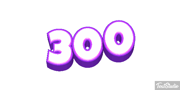 300 テキスト効果