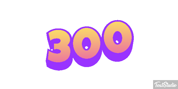 300 テキスト効果