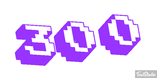300 テキスト効果