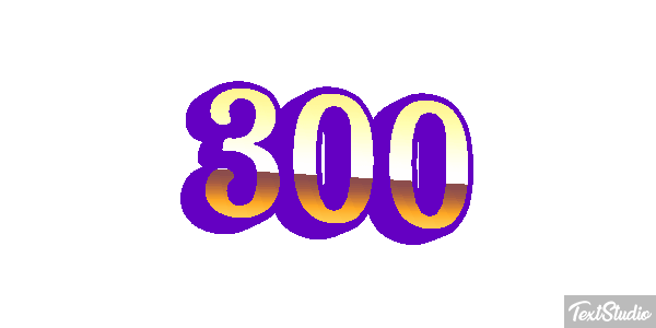 300 テキスト効果