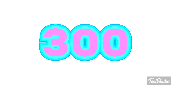 300 テキスト効果