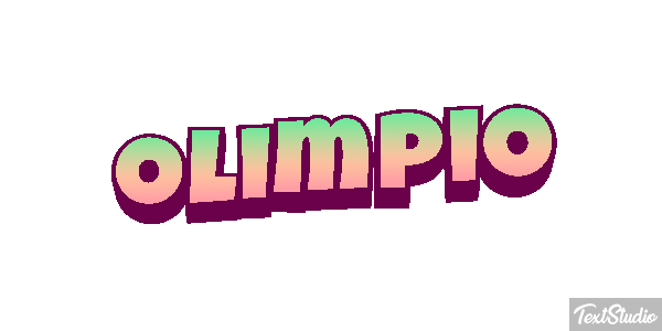 Olimpio Effetto testo