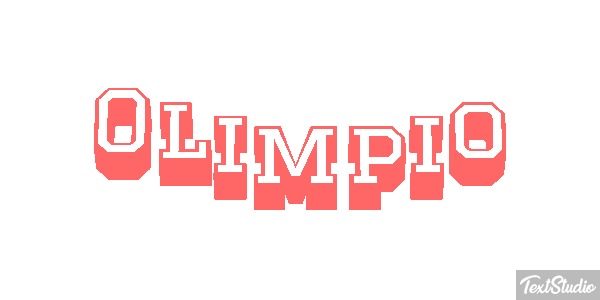 Olimpio Effetto testo