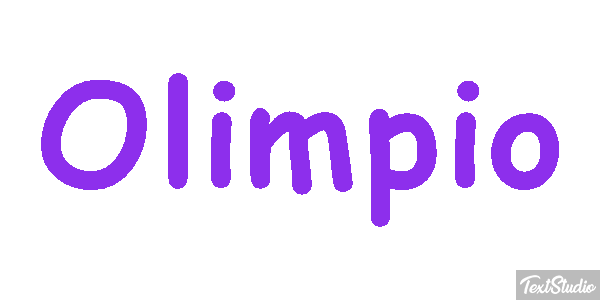 Olimpio Effetto testo
