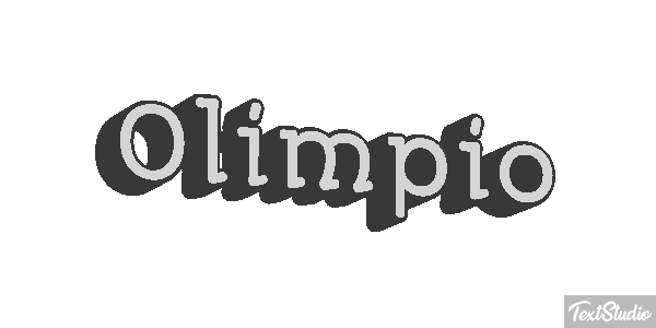 Olimpio Effetto testo