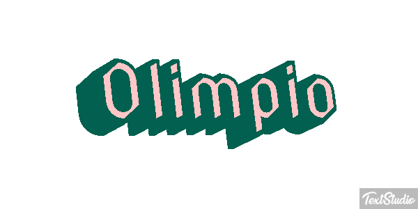 Olimpio Effetto testo