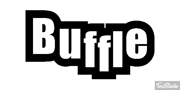 Buffle Effetto testo