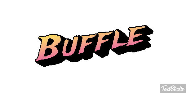Buffle Effetto testo