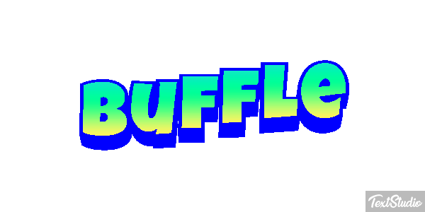 Buffle Effetto testo