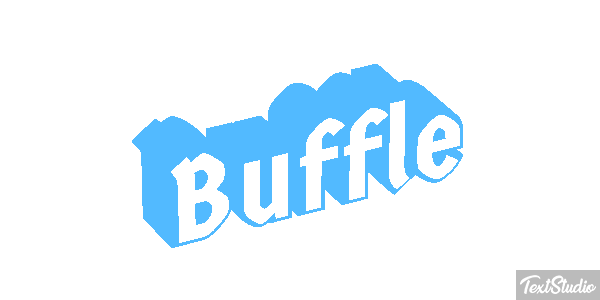 Buffle Effetto testo