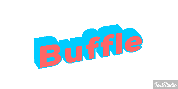 Buffle Effetto testo