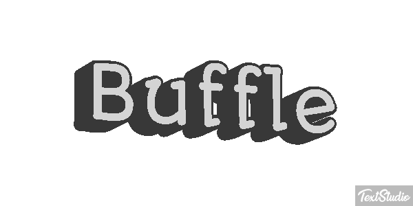 Buffle Effetto testo