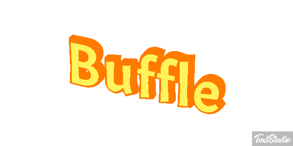 Buffle Effetto testo