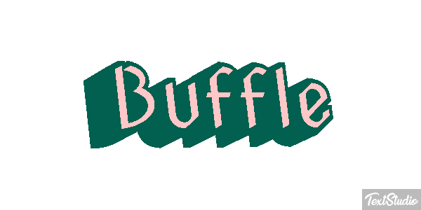 Buffle Effetto testo