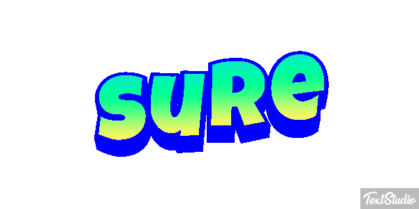 Sure Effet de texte