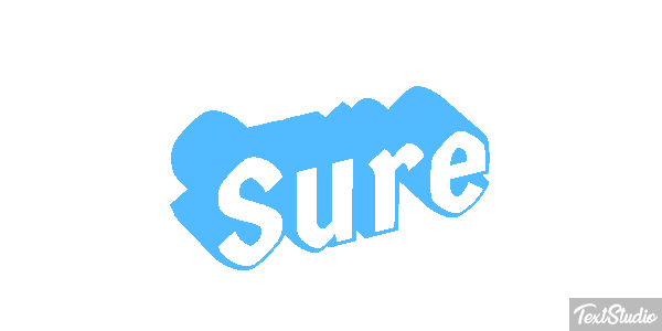 Sure Effet de texte