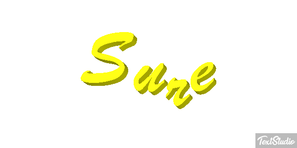 Sure Effet de texte