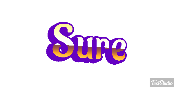 Sure Effet de texte