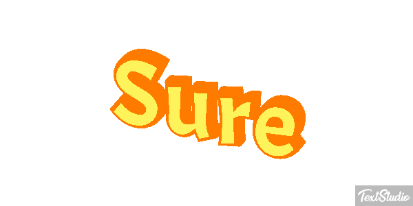 Sure Effet de texte