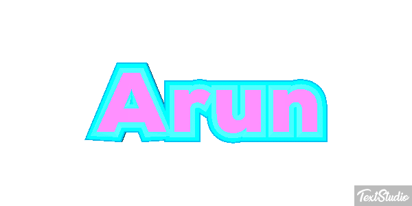Arun Texteffekt