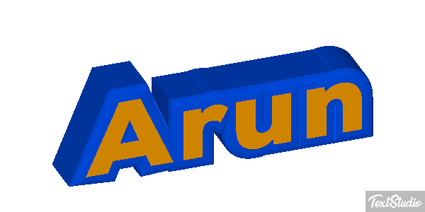 Arun Texteffekt