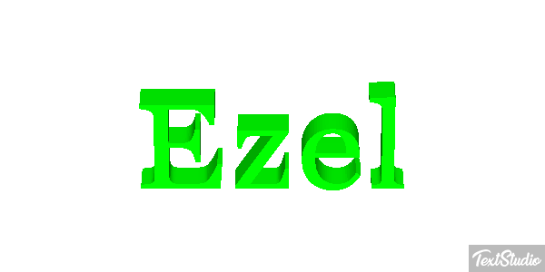 Ezel Tekst effect