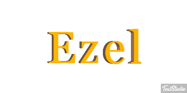 Ezel Tekst effect